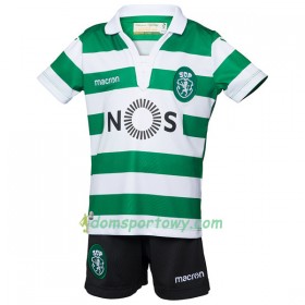 Koszulka Sporting CP Dziecięcy Domowe Koszulki Piłkarskie 2018/19 Krótki Rękaw
